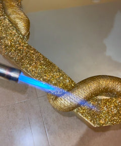 Golden Snake Mirror by SBK Art – view 4