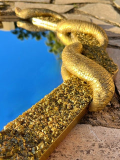 Golden Snake Mirror by SBK Art – view 5